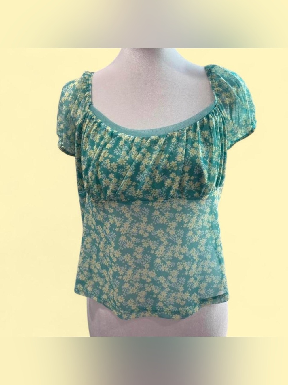 No boundaries sheer mesh babydoll top